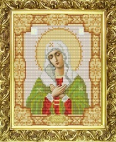Рисунок на ткани «Конёк» 9120 Богородица Умиление. 15х18 см