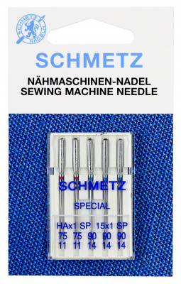 Иглы Schmetz супер стрейч №75-90 (5шт.)