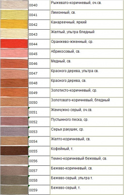 Мулине Гамма № 0040 — 0059