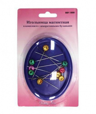 881000 Игольница магнитная с декор. булавками, 1 шт. Hobby&Pro
